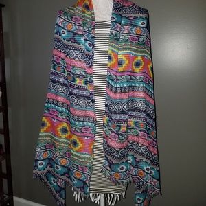 Aztec Inspired Scarf/ Wrap